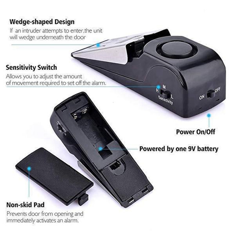 Wireless Door Stop Alarm Lock  - огляд і ціна Door Stop Alarm