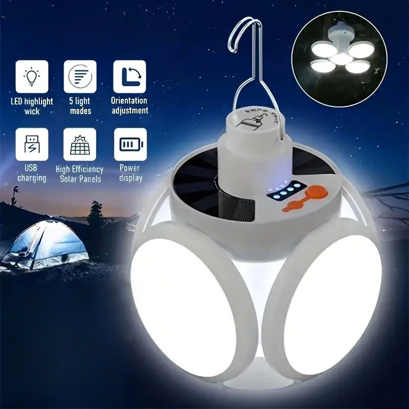 Solar Charging Light with Hook - огляд і ціна Power Outage Light